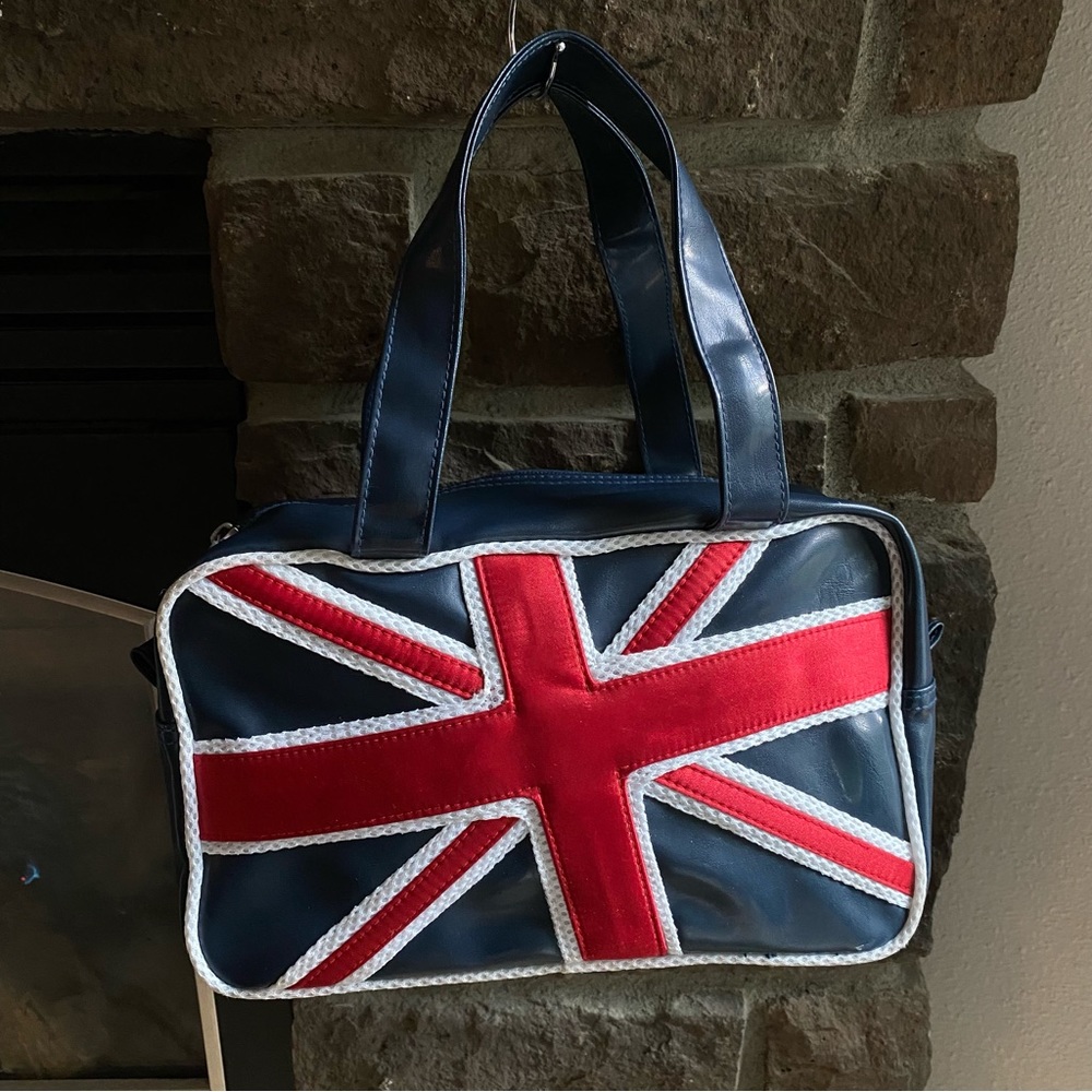 Dr. Martens Navy Blue Bag with Red and White Union Jack